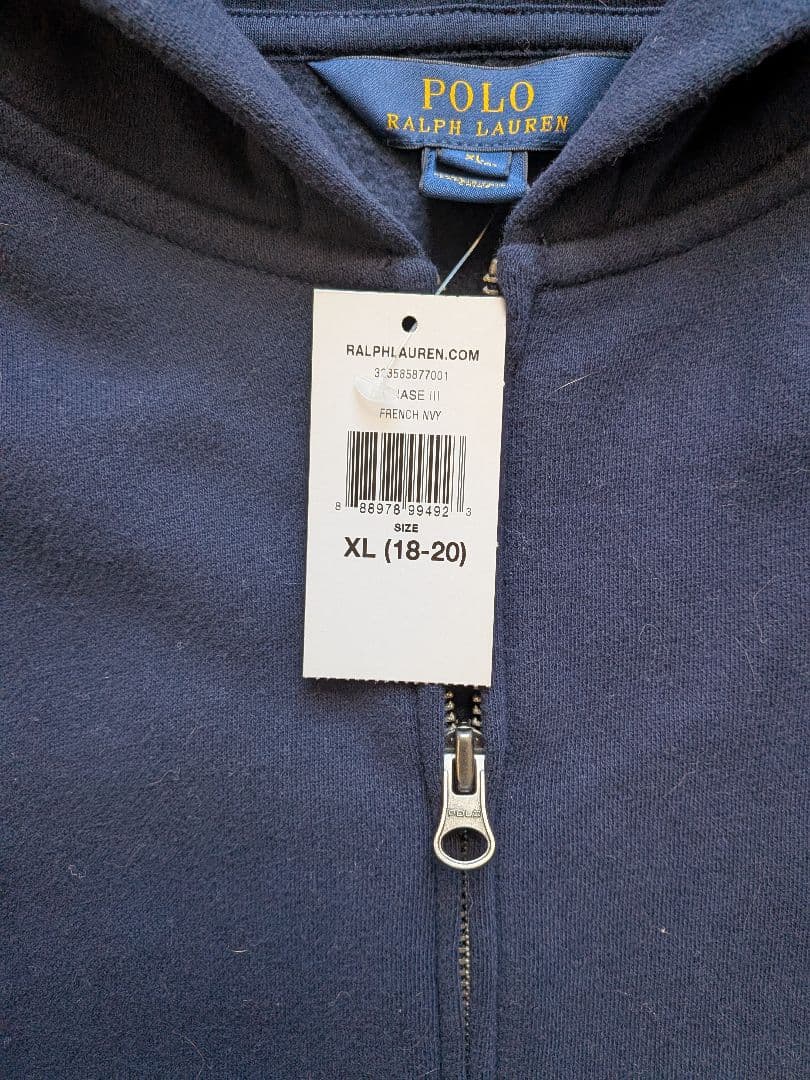 S様用　新品　ポロラルフローレン　 ジップパーカー 　XL ユニセックス可