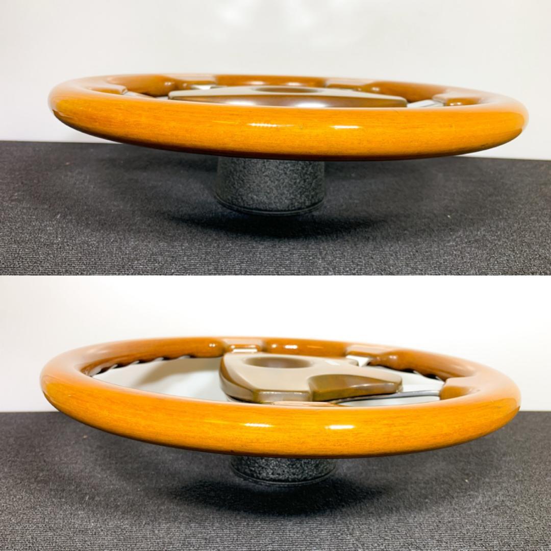 モモ アストラ ウッドステアリング 35.5パイ ホーンボタン付 93年製 希少