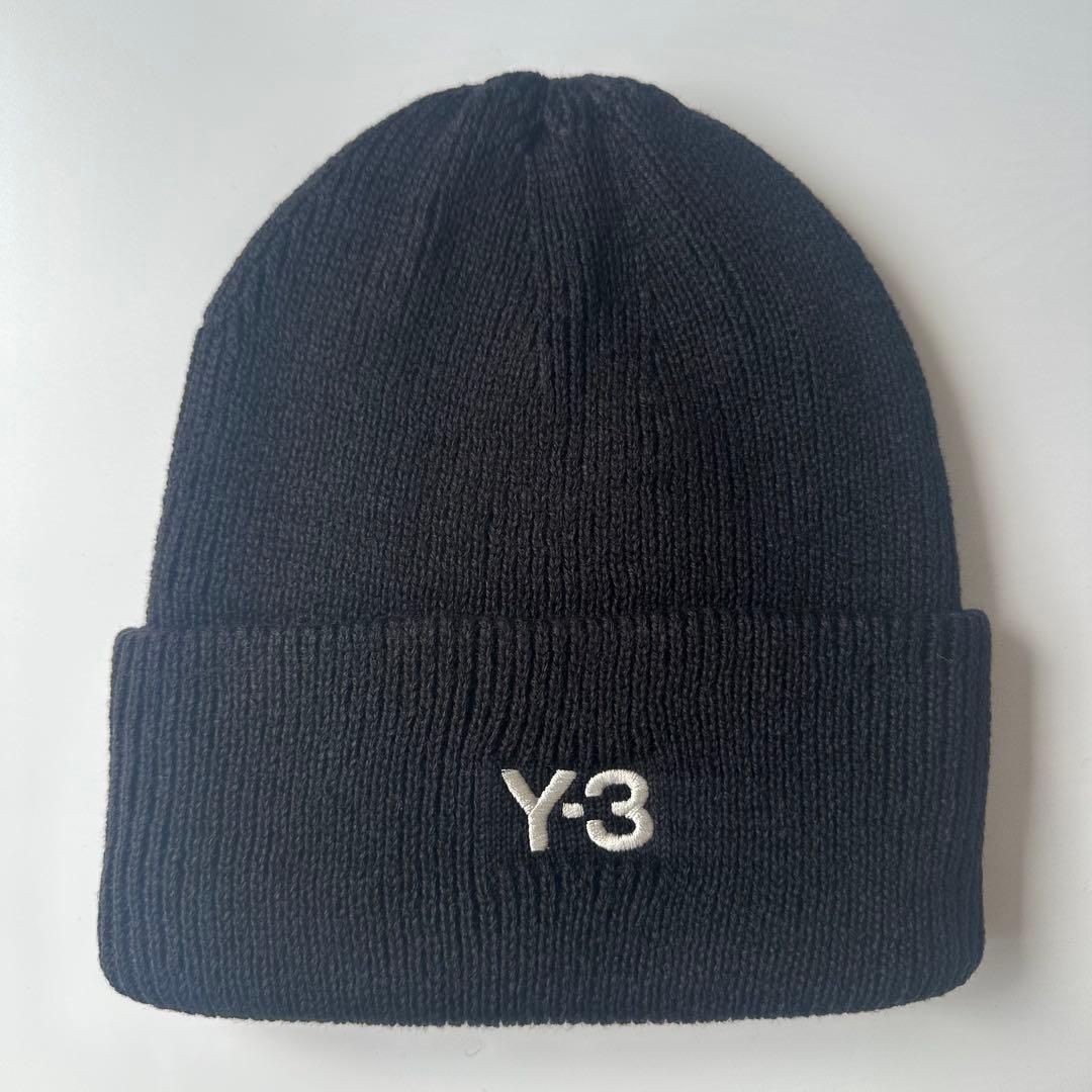 新品未使用【Y-3】y3 クラシック ニット ビーニー ロゴ ウール ニット帽