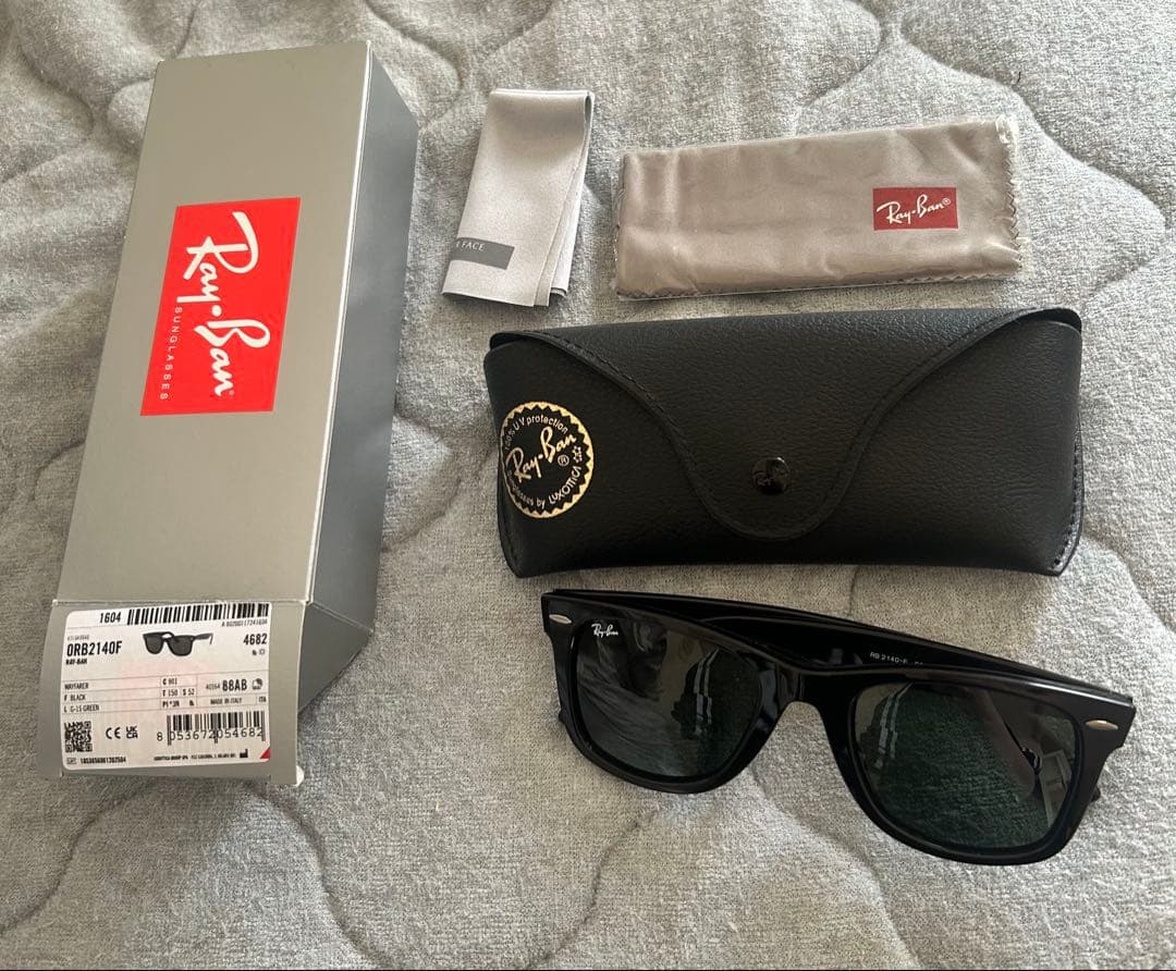 Ray-Ban RB2140F 901 ブラック サングラス