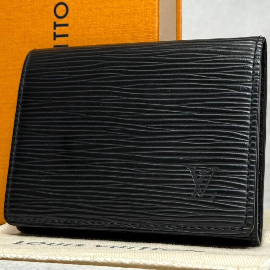 極美品 ルイヴィトン エピ アンヴェロップカルトドゥヴィジット 名刺入れ