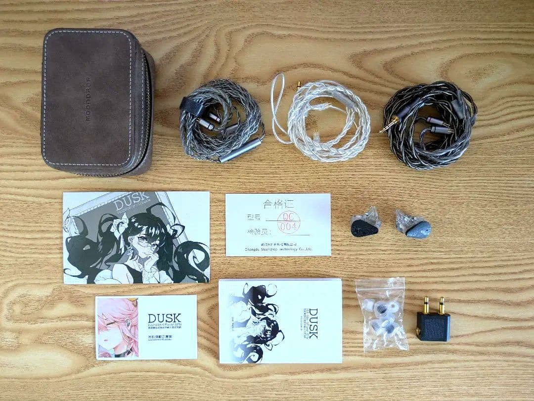DUSK イヤホンセット クリアシェル
