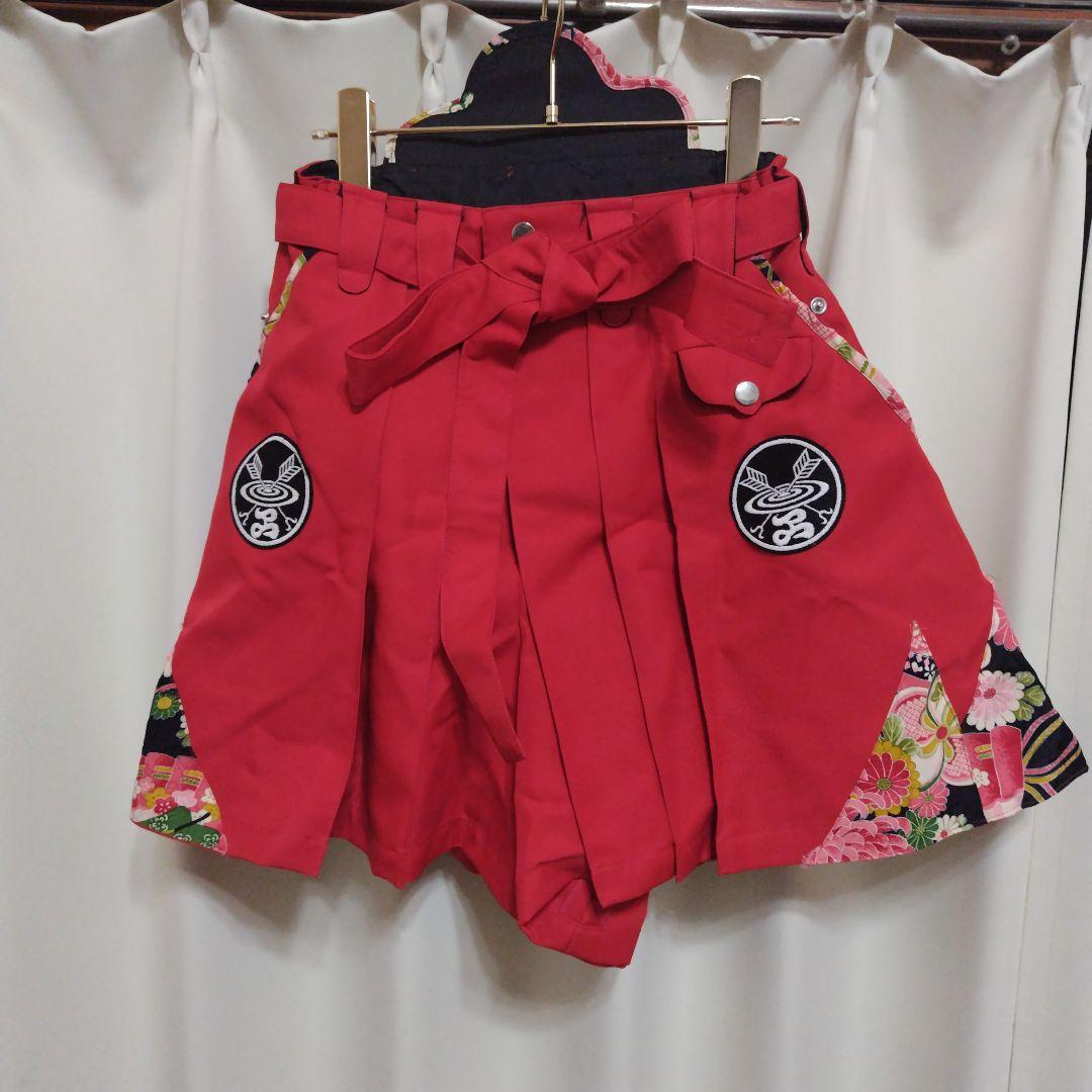 卓矢ゑんじぇる 袴ショートパンツ+脚絆セット