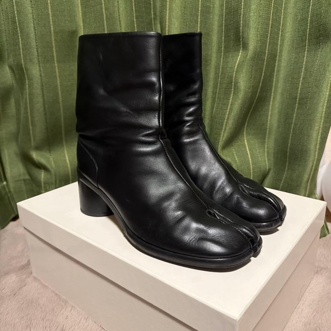 メゾンマルジェラ tabiブーツ 6センチヒール 激レアカーフレザー