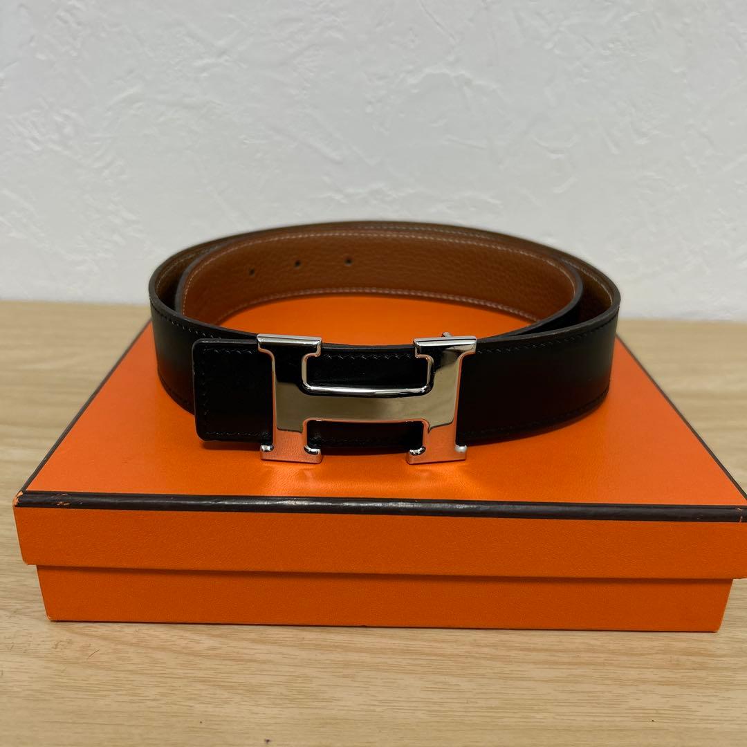 HERMES エルメス Hロゴベルト コンスタンス レザー