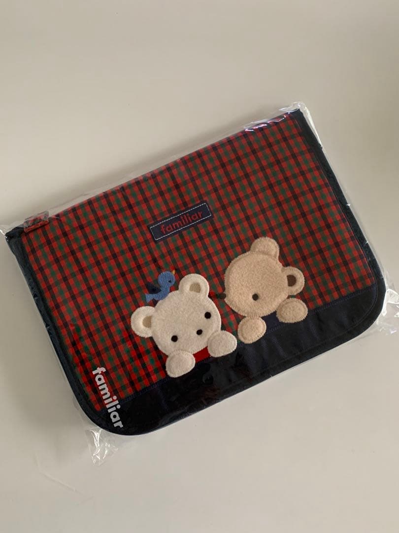 ファミリア 母子手帳ケース　赤　003