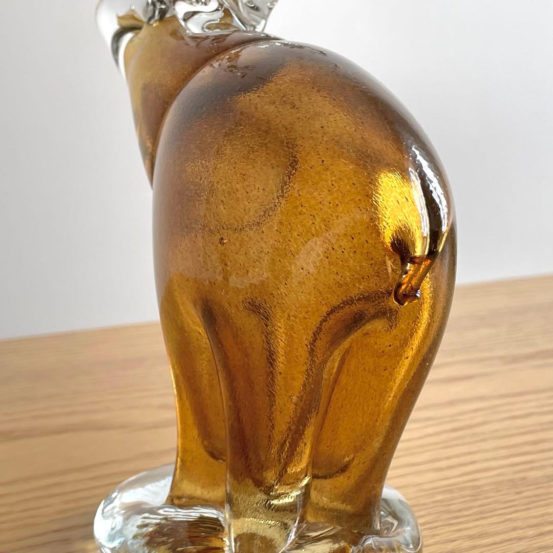 北欧ビンテージ Bianco Blu ガラス製 トナカイ セット 置物 オブジェ