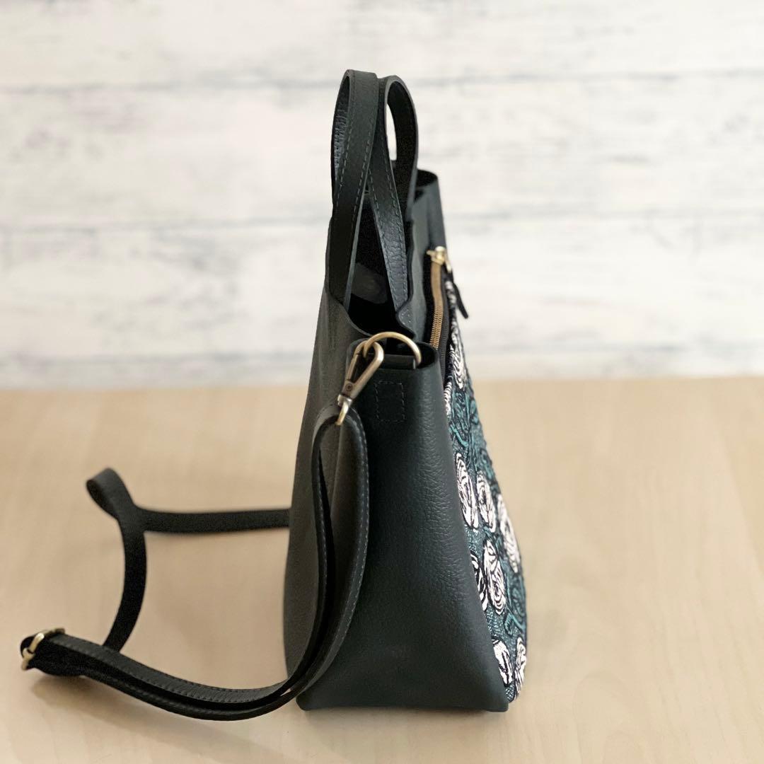 トート型本革ショルダーバッグ　rosy TB512-142