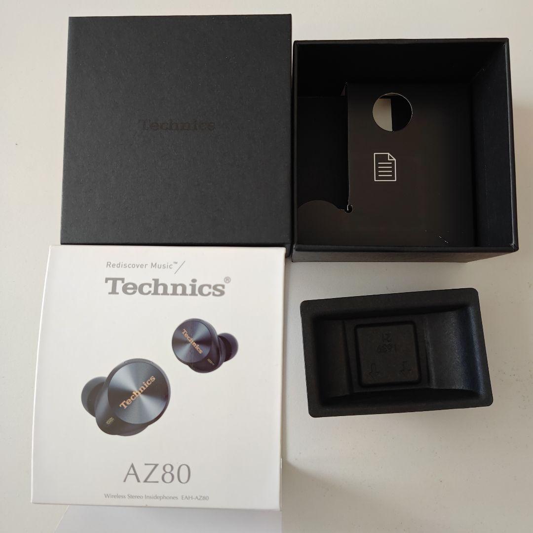 【付属品欠品なし】Technics ワイヤレスイヤホン AZ80　ブラック