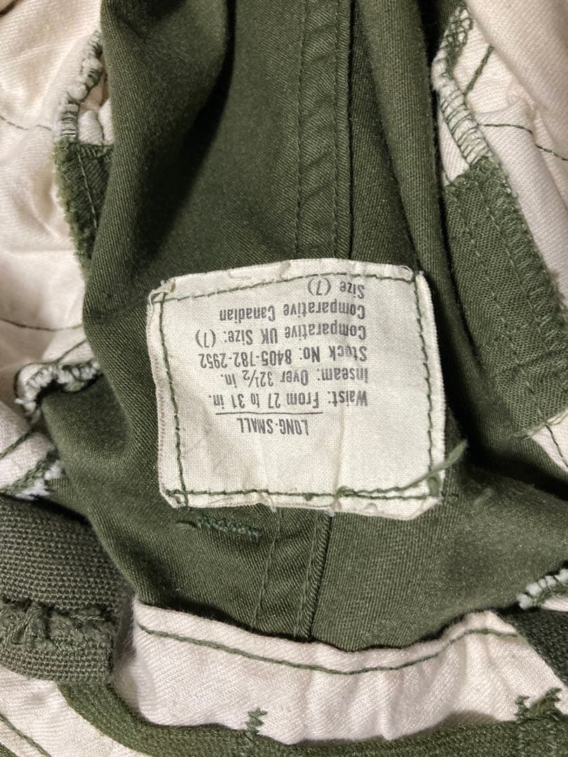 m65 初期　アルミジップ　フィールドパンツ　67年製