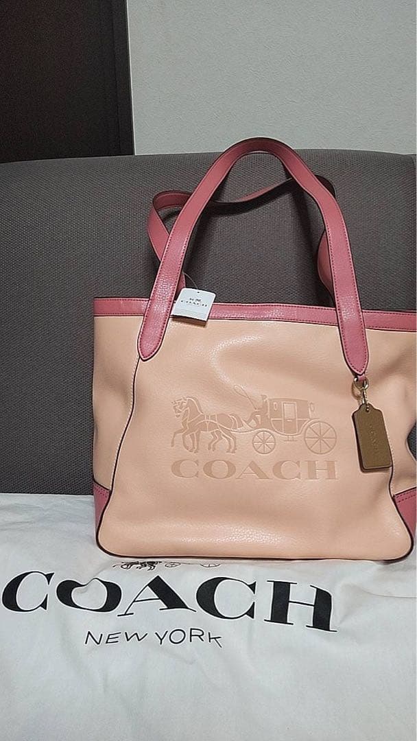✨️最終値下げ✨️今ですよ❕️ COACH ピンク トートバッグ