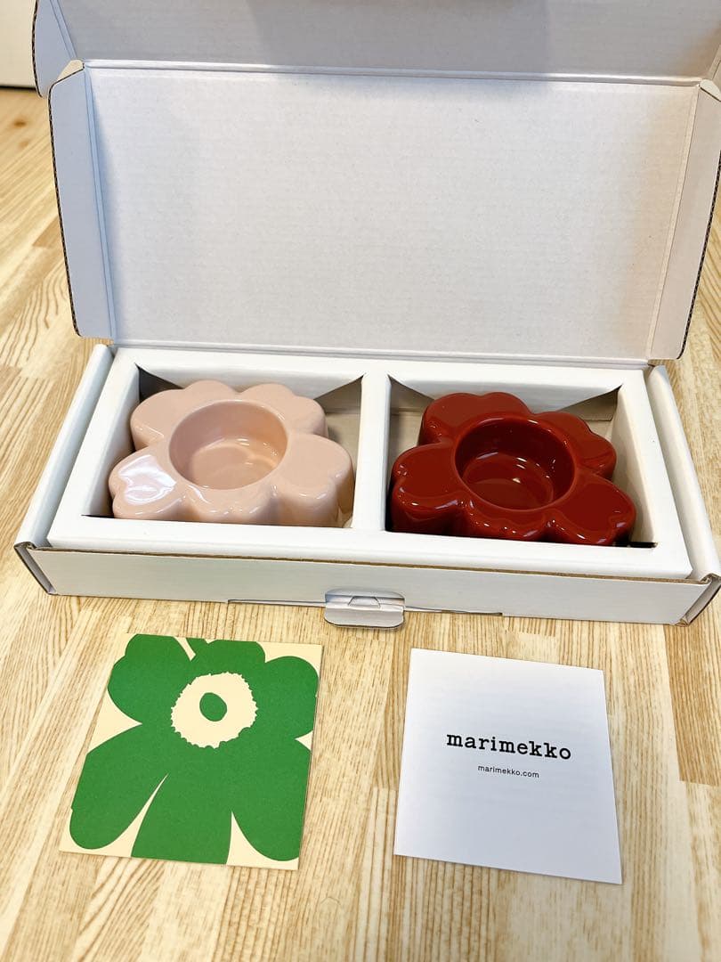 マリメッコ ウニッコ　ティーライトホルダー 60th セット 新品