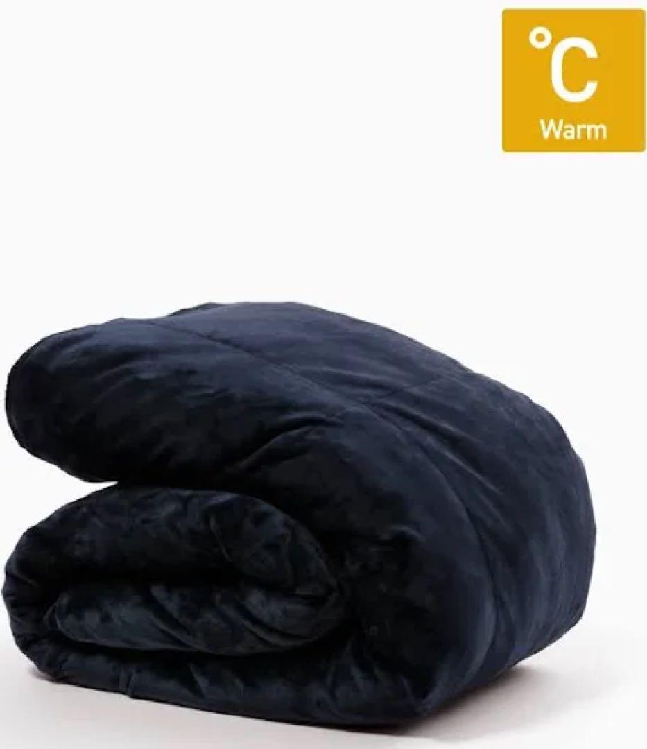【真冬用掛け布団】BAKUNE Comforter Warm ネイビーセミダブル
