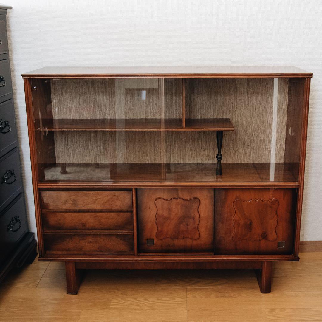 水屋箪笥/レトロな木製キャビネット