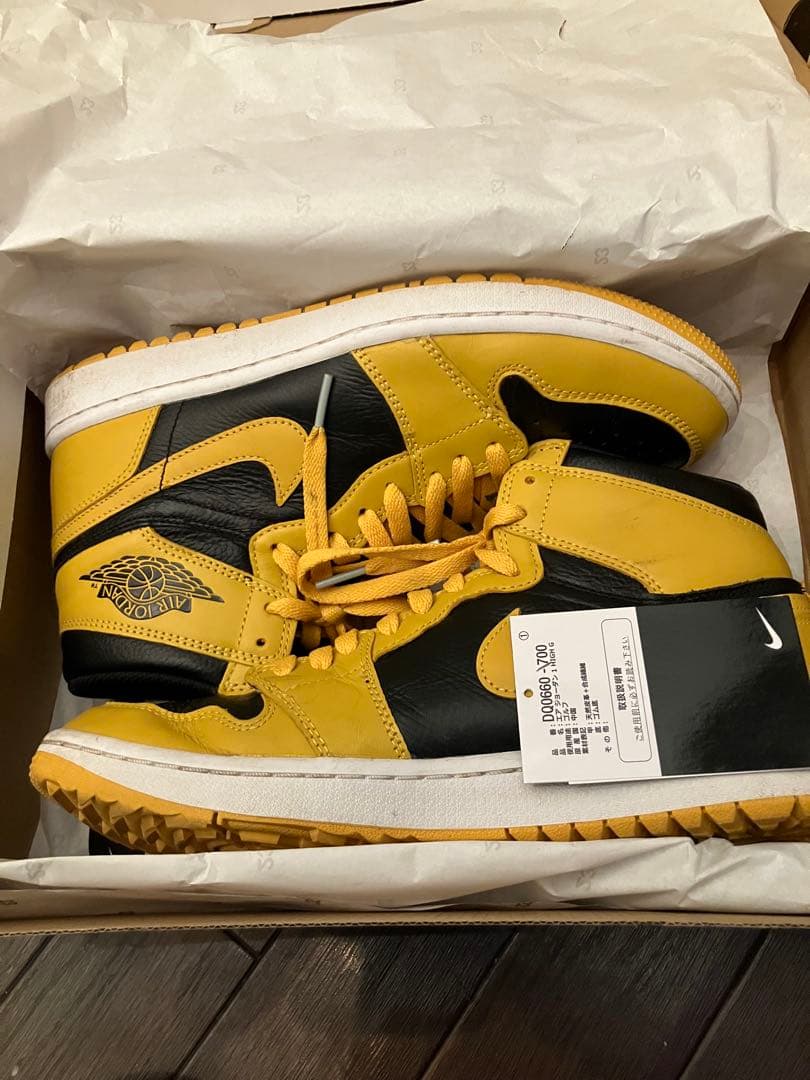靴 Nike Air Jordan 1 High Golf Pollen27cm