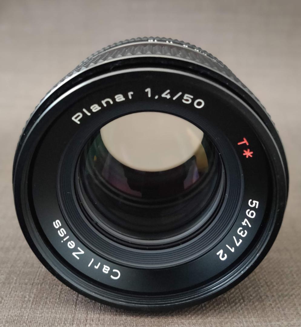 [美品」Contax Carl Zeiss Planar 50mm f/1.4