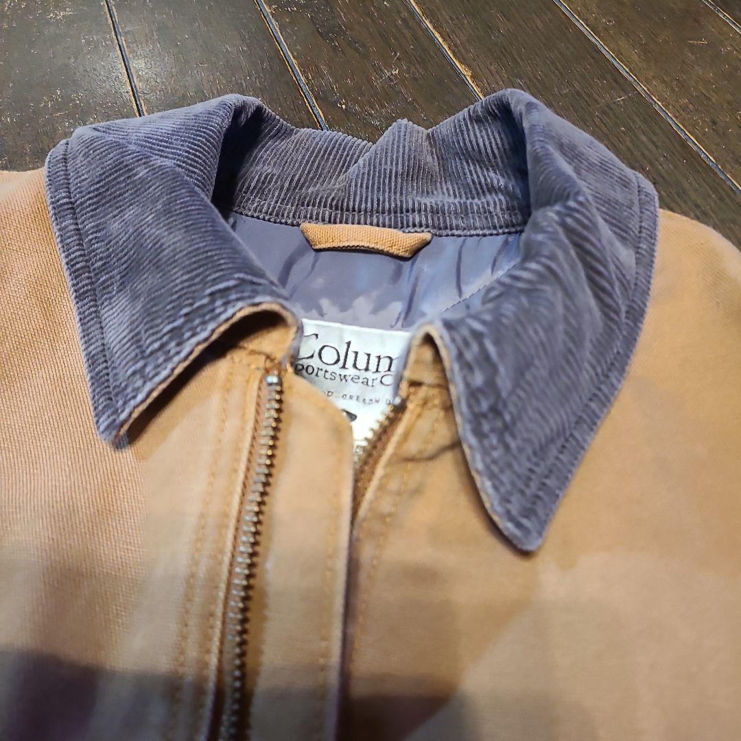 Columbia ブラウン ワークジャケット　M