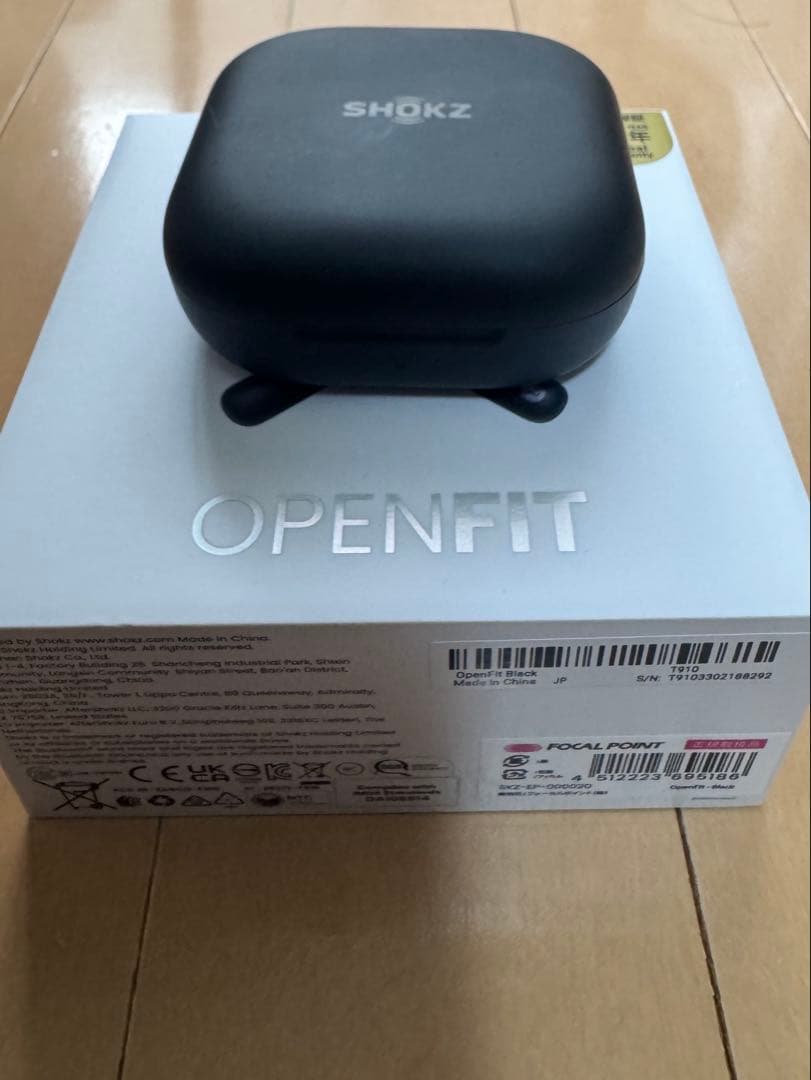 SHOKZ OpenFit SKZ-EP-000020 ワイヤレスイヤホン