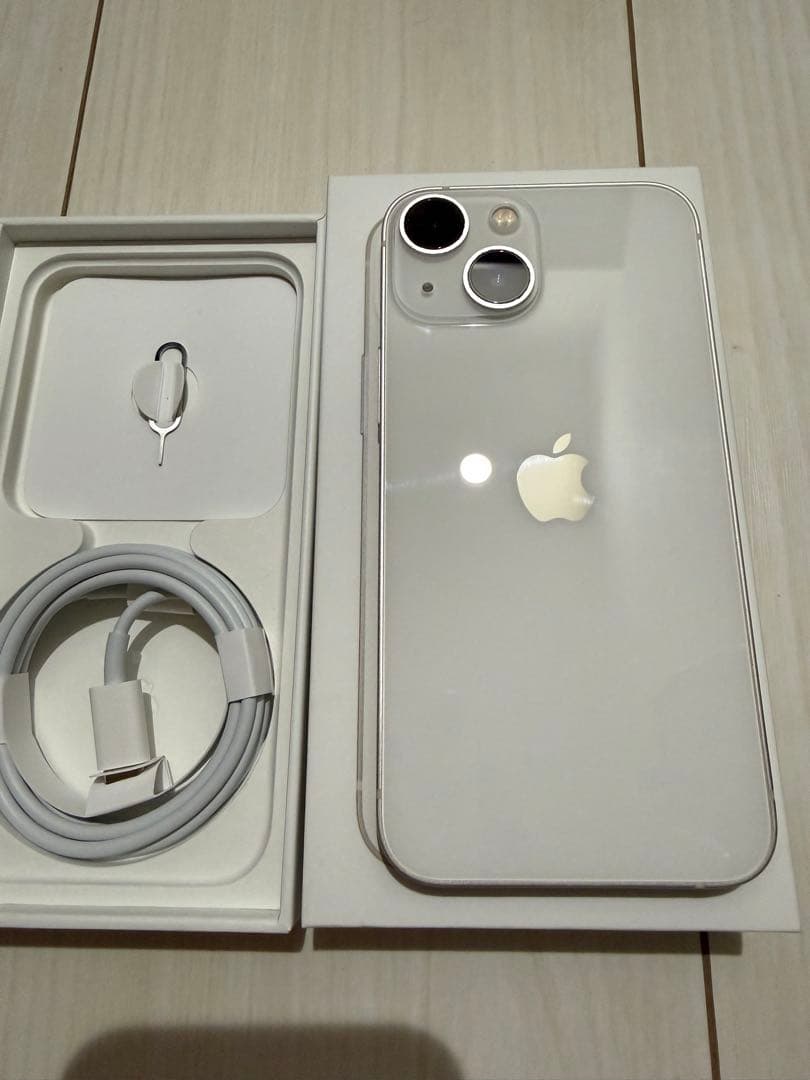 iPhone13mini 256gb スターライトSIMフリーホワイト