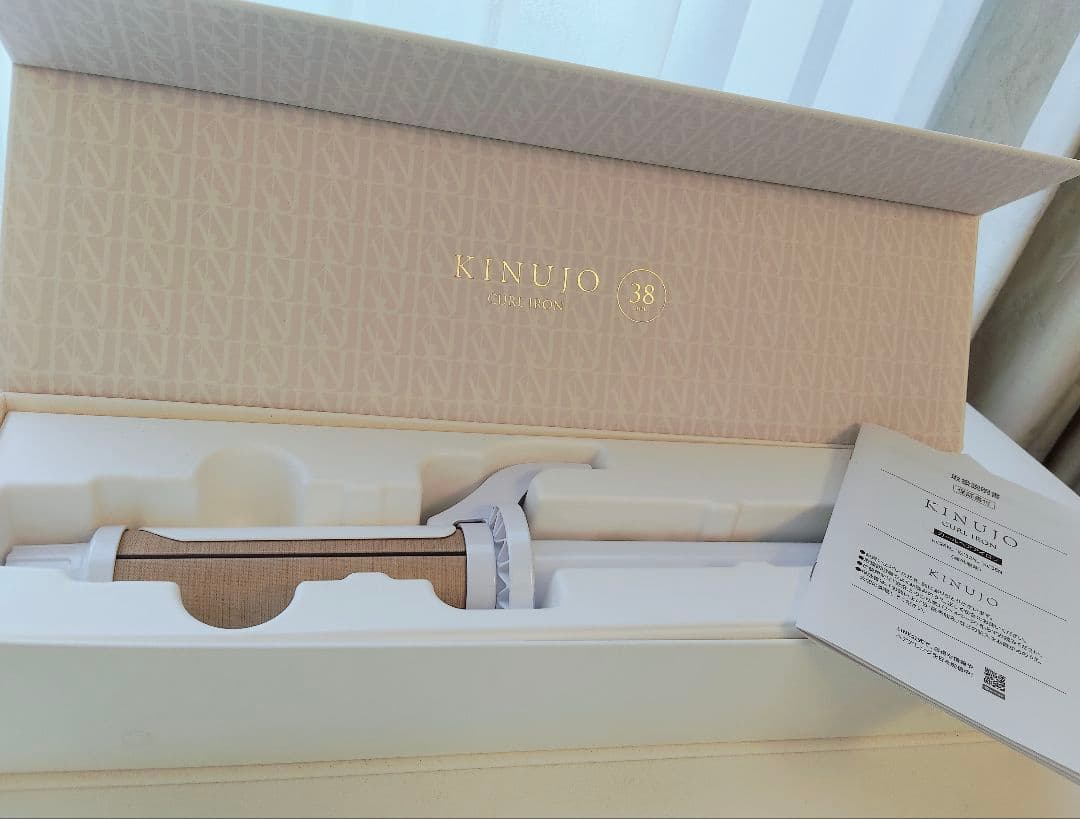 絹女カールヘアアイロン38mm