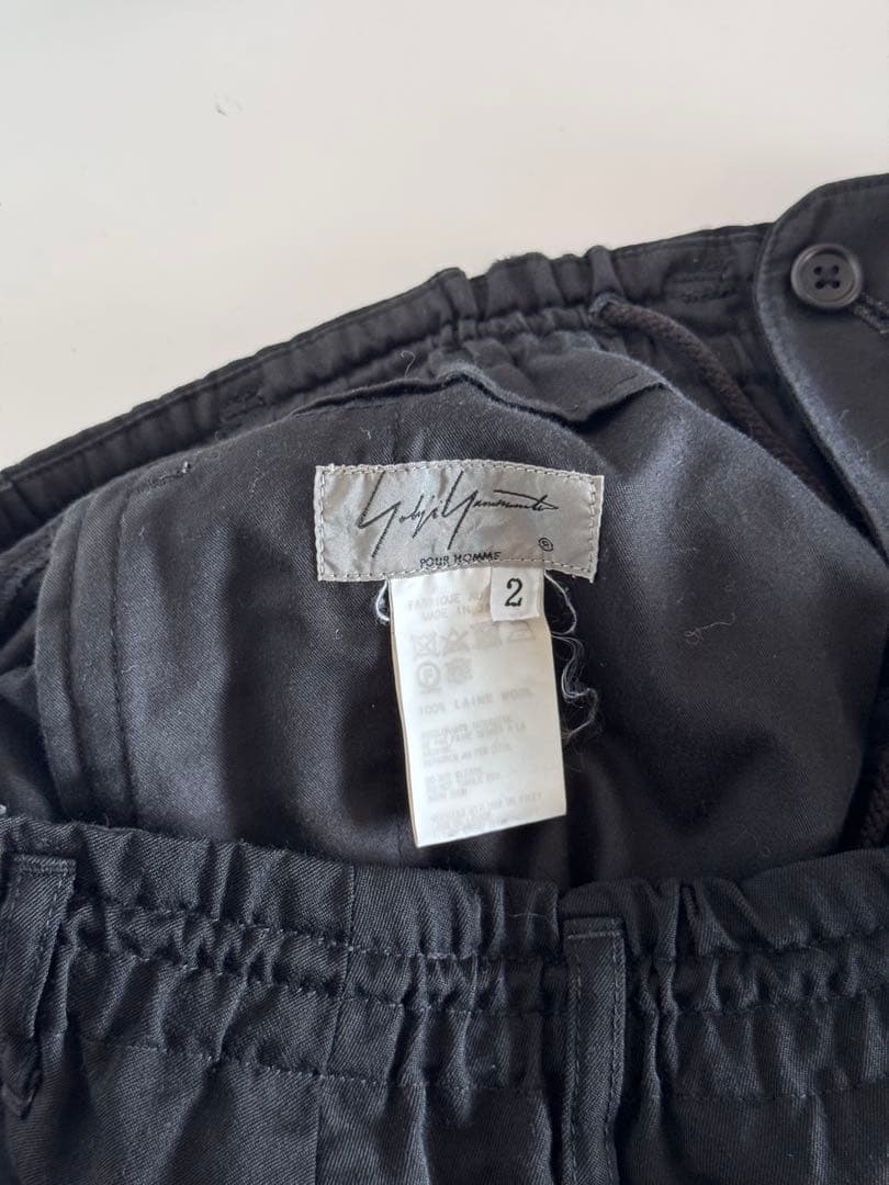 Yohji Yamamoto 2017ss パンツ ウールギャバジン