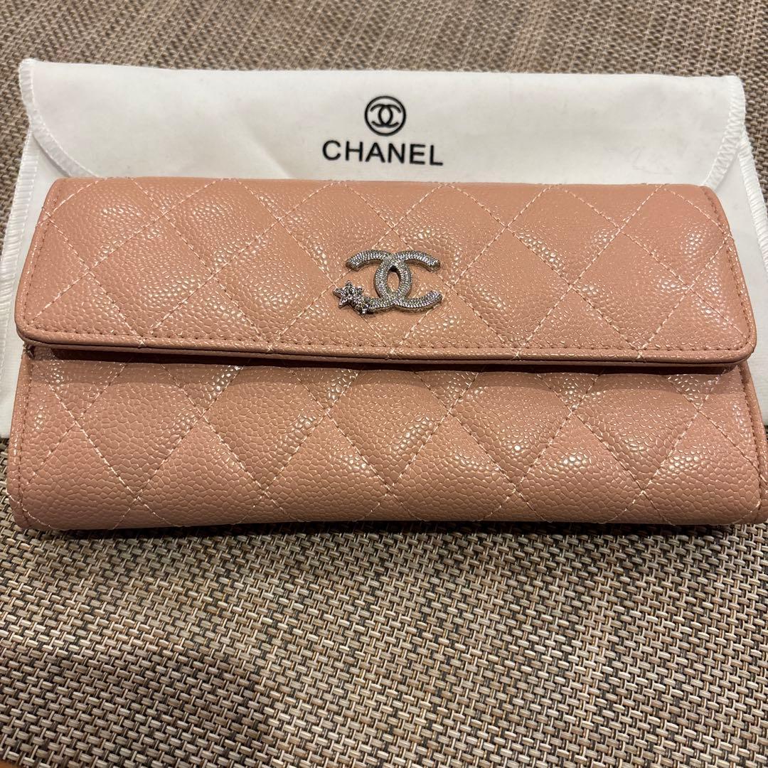 激レアCHANELマトラッセピンク新品未使用長財布ノベルティ
