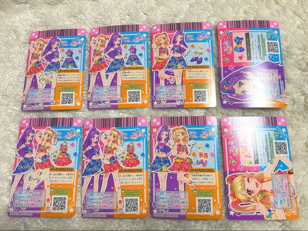 サマーデイムーン サマーデイミラクル アイカツカード 神崎美月 夏樹みくる