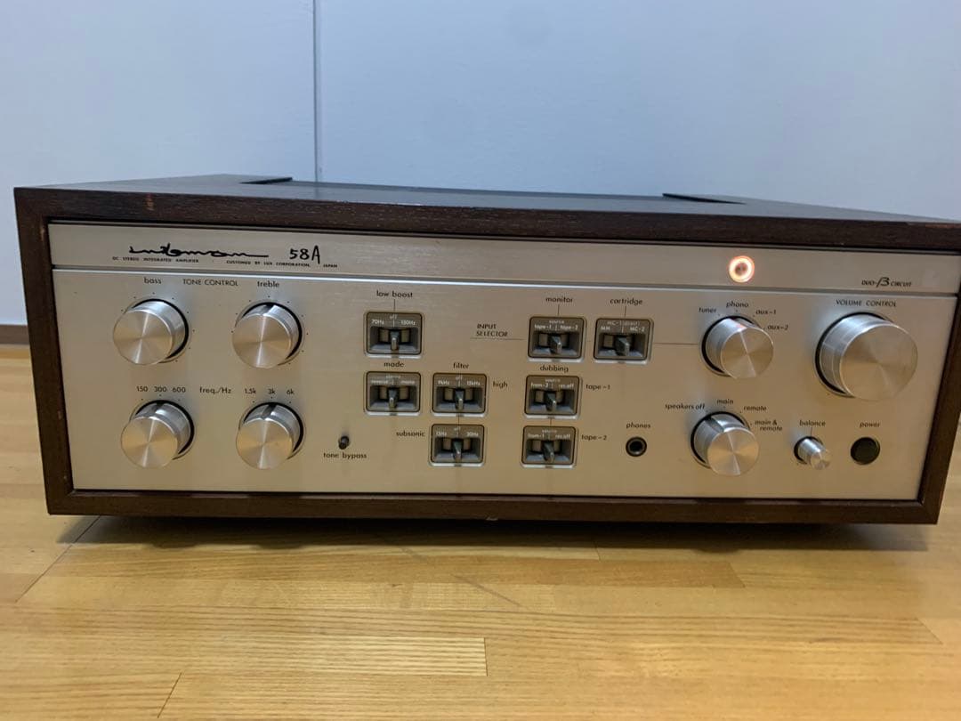 LUXMAN L58A A級　良い音確認しました。
