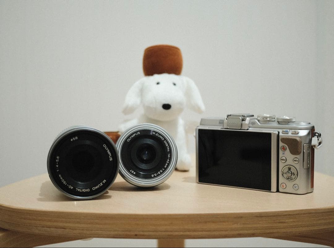 【美品】OLYMPUS PEN E-PL8 ダブルズームキット ミラーレス一眼