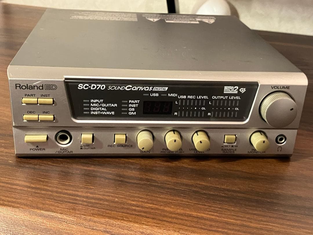 Roland SOUND Canvas SC-D70（MIDI音源モジュール）