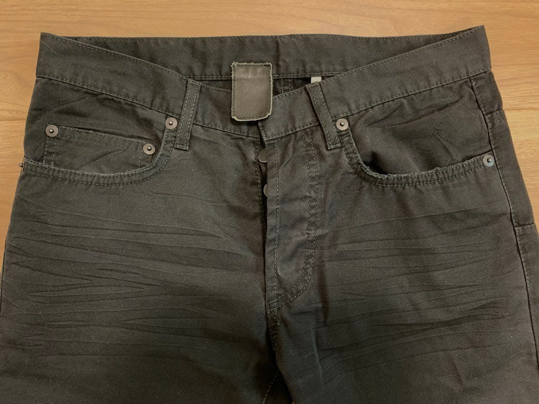 ディオール オム シワ加工ブラックパンツDiorHomme