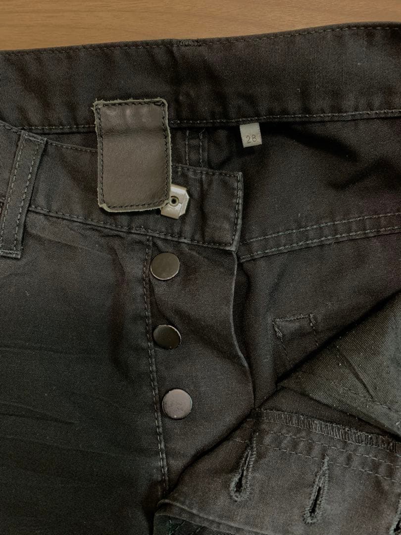 ディオール オム シワ加工ブラックパンツDiorHomme