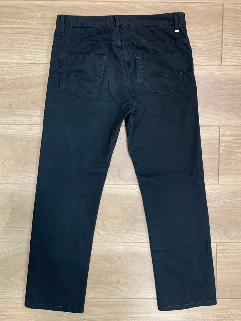 ディオール オム シワ加工ブラックパンツDiorHomme