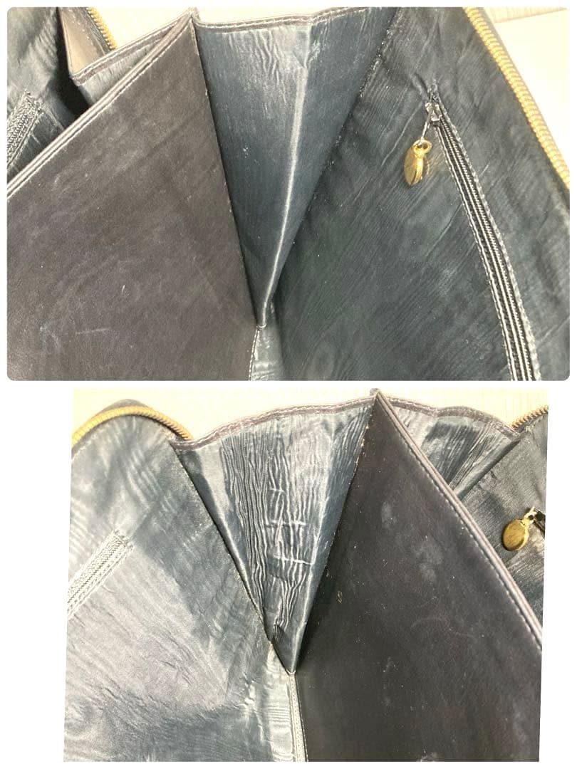 シャネル　ココマーク　パテントレザー　クラッチバッグ　ハンドバック　ブラック