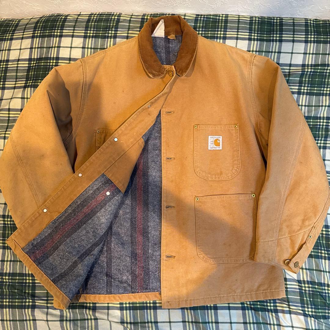 80s USA製 カーハート チョアコート 100周年