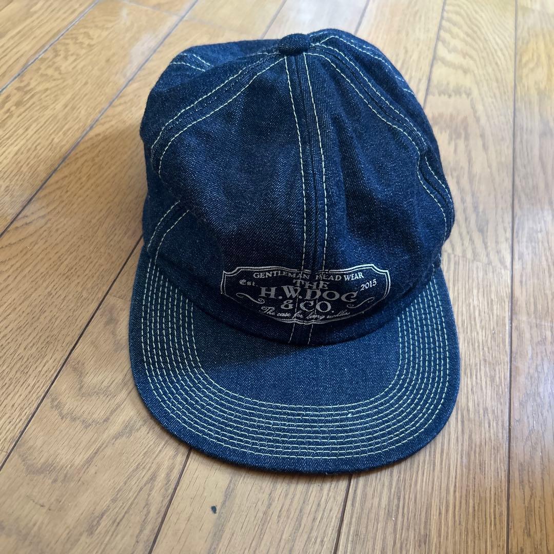 H.W.DOG CO. デニムキャップ ONE SIZE