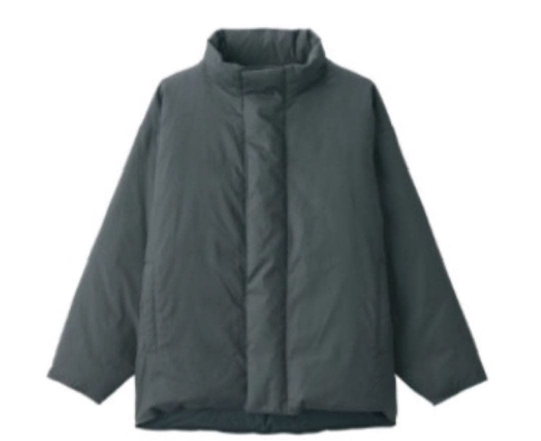 グレー ダウンジャケット S-M