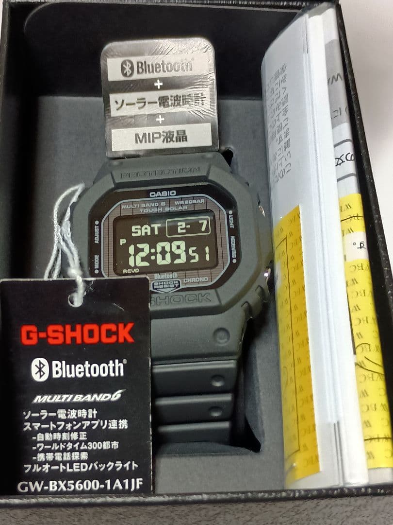 GW-BX5600-1A1JF　G-SHOCK　MIP液晶 電波ソーラー値札付