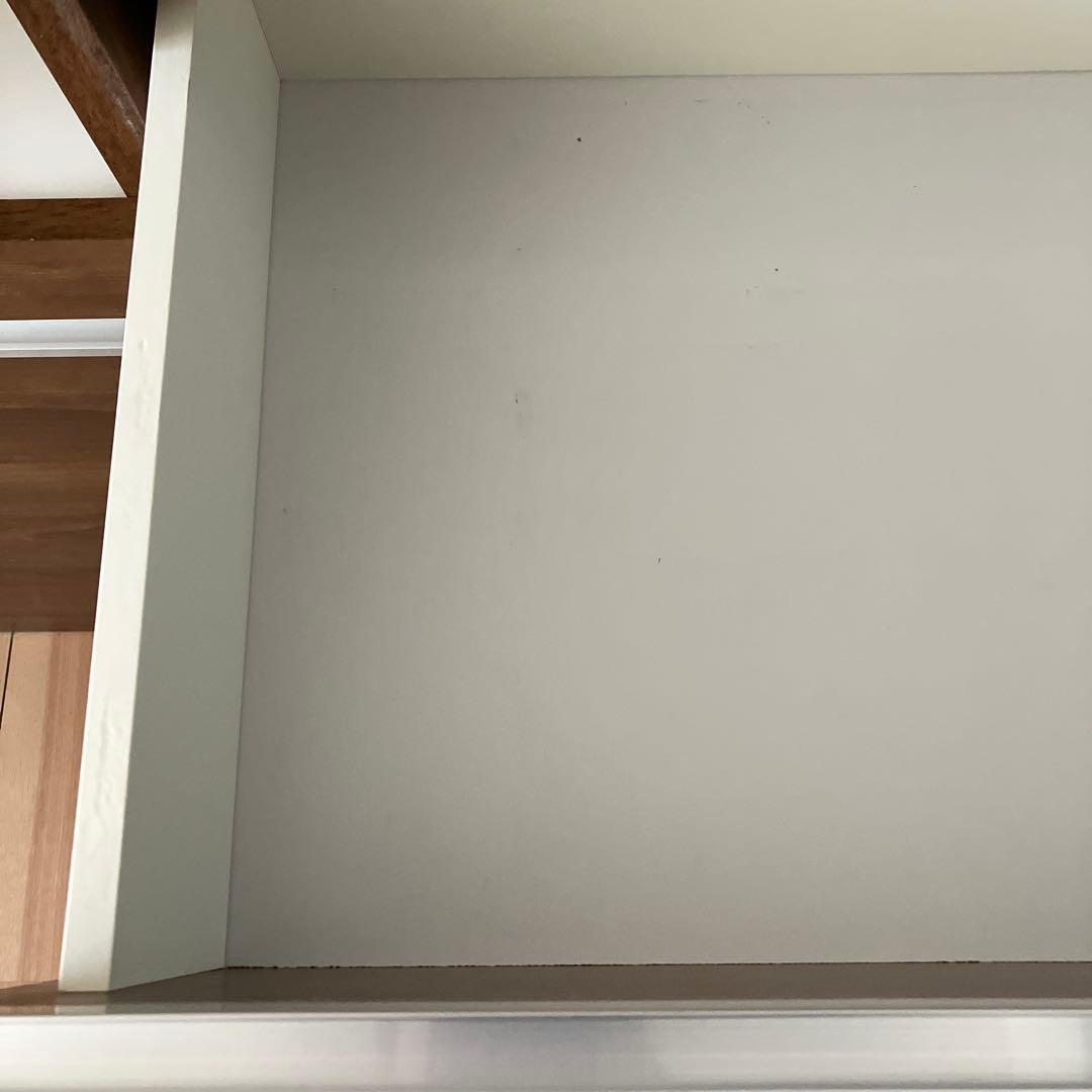 キッチンボード 食器棚 引き出し付き　ダークブラウン