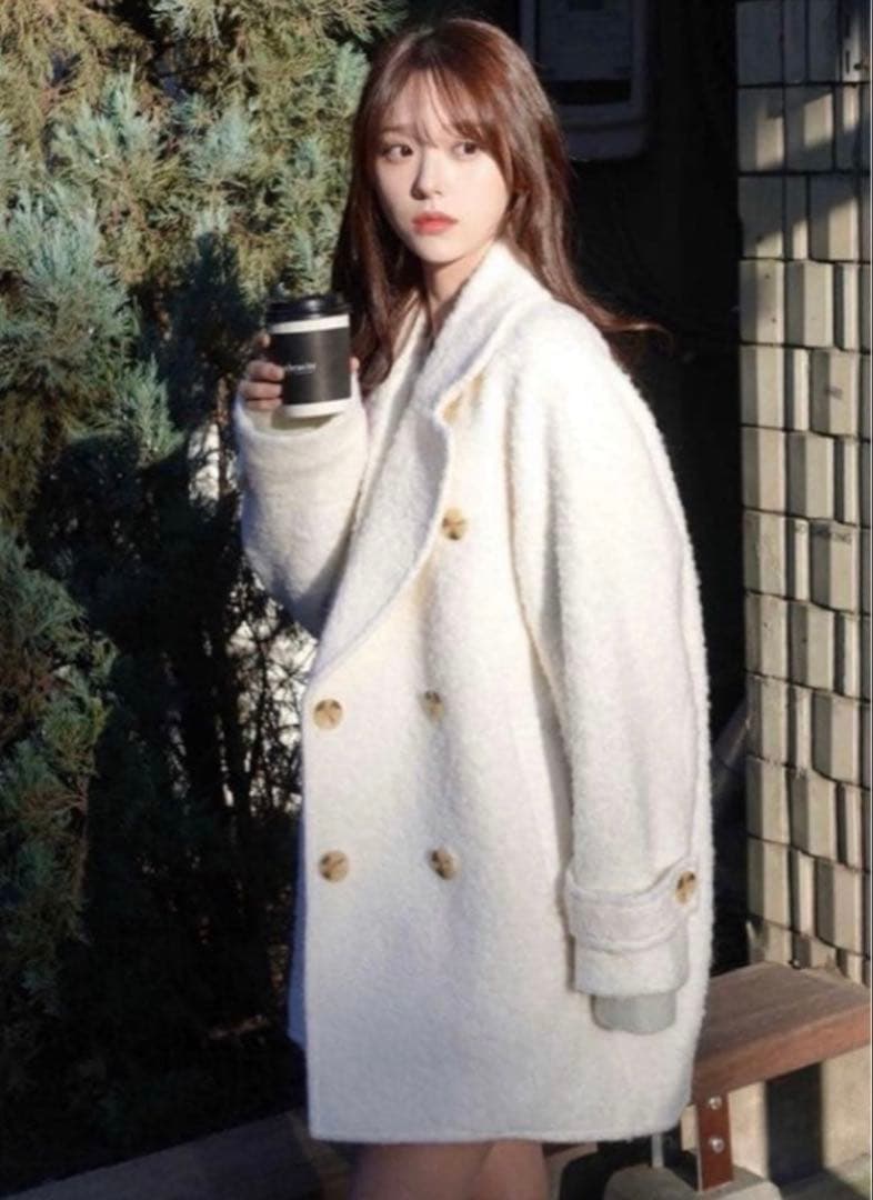 SNIDEL コクーンボアコート