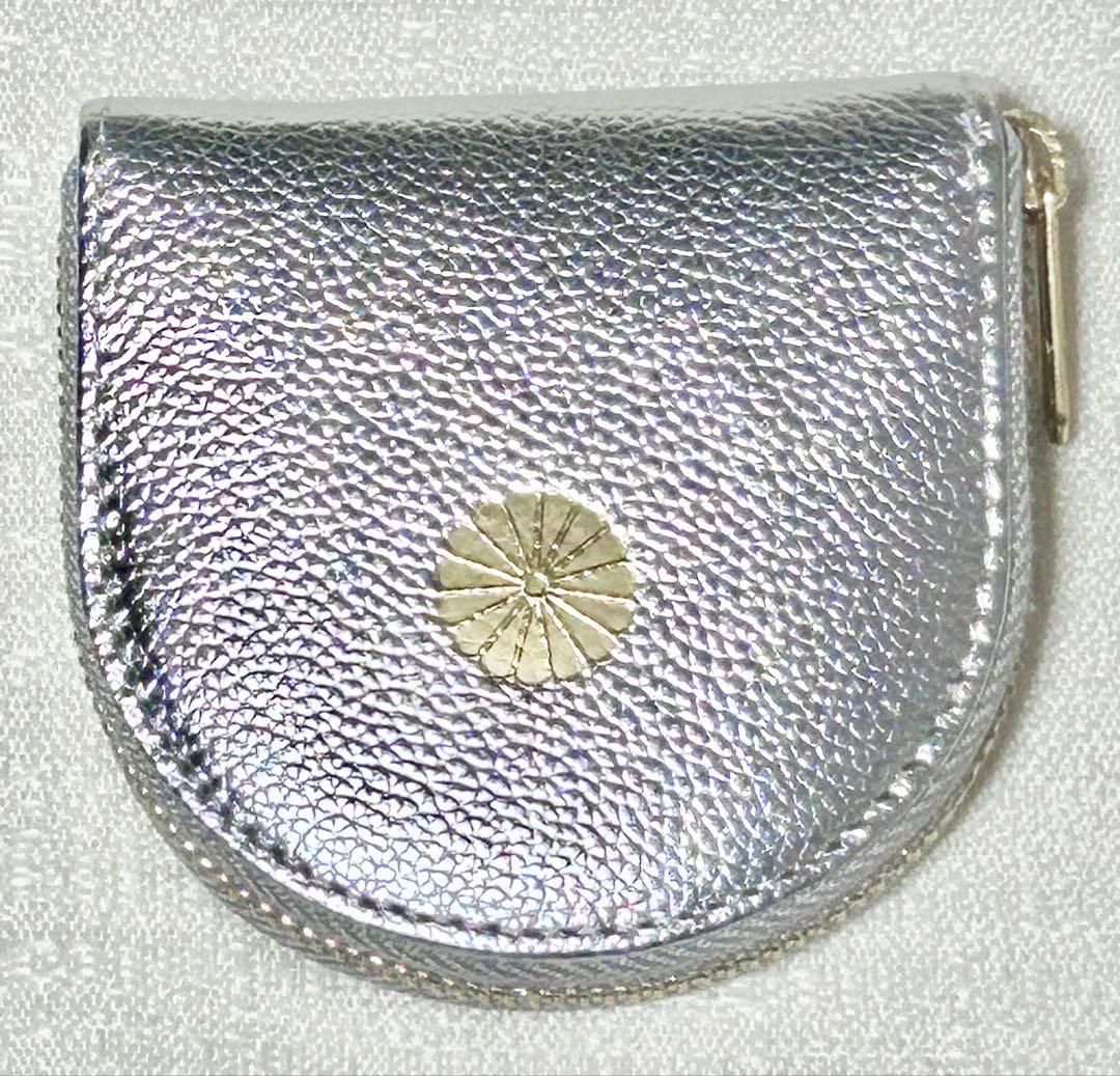 皇居　ケース　シルバー　小銭入れ　財布　新品未使用