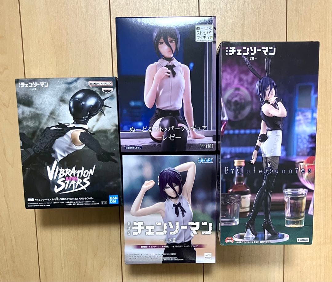 チェンソーマン レゼ篇　レゼ フィギュア 4種セット