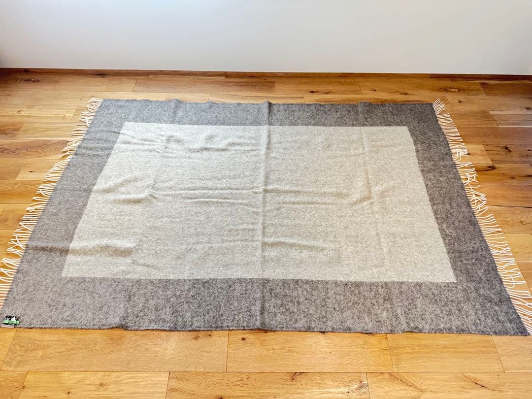 SILKEBORG 100%ウール ブランケット 毛布 ひざ掛け