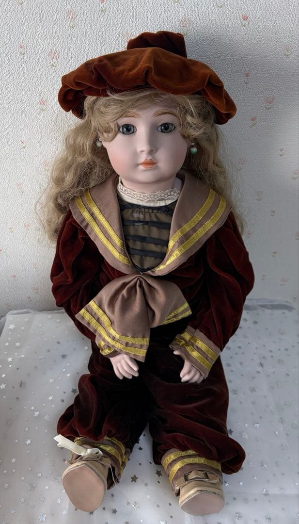 ビスクドール アンティーク風　刻印あり