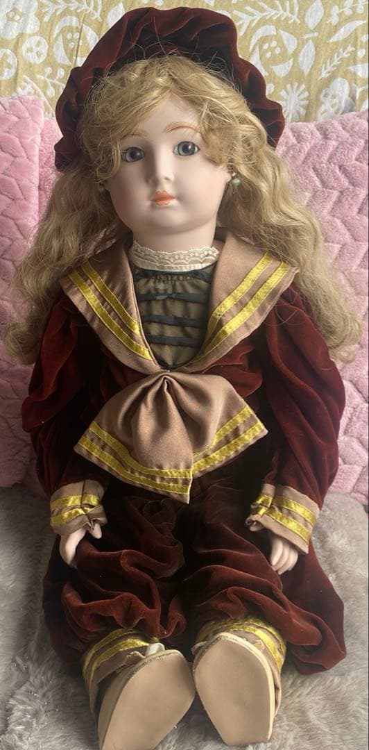 ビスクドール アンティーク風　刻印あり