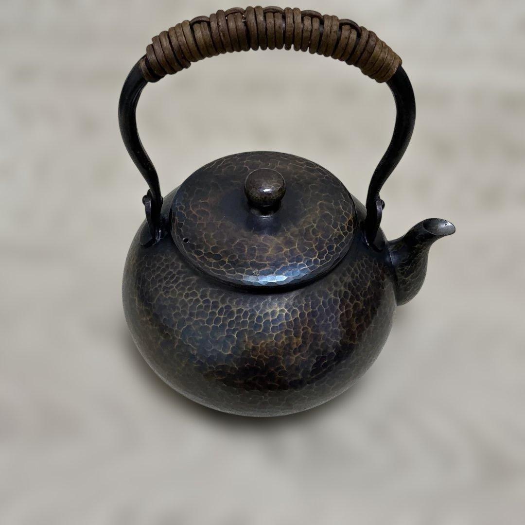 玉川堂　鎚起銅器　やかん