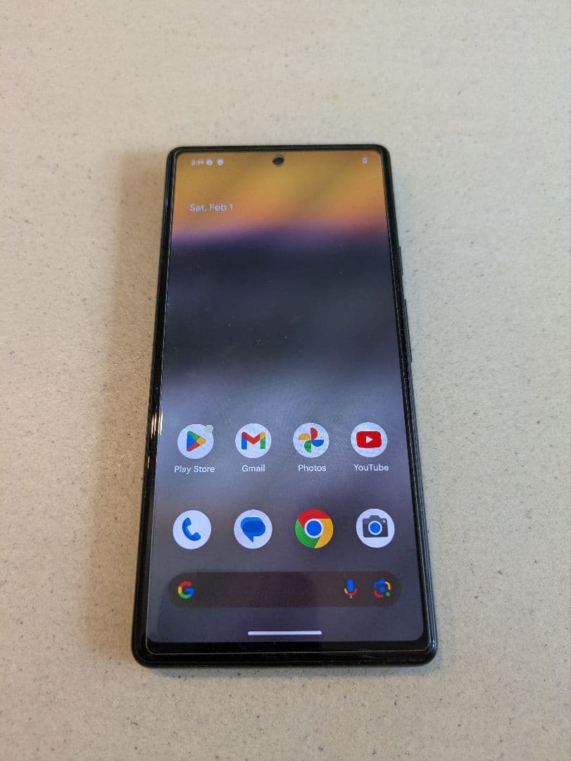 スマートフォン本体 Google Pixel 6a Charcoal 128 GB au