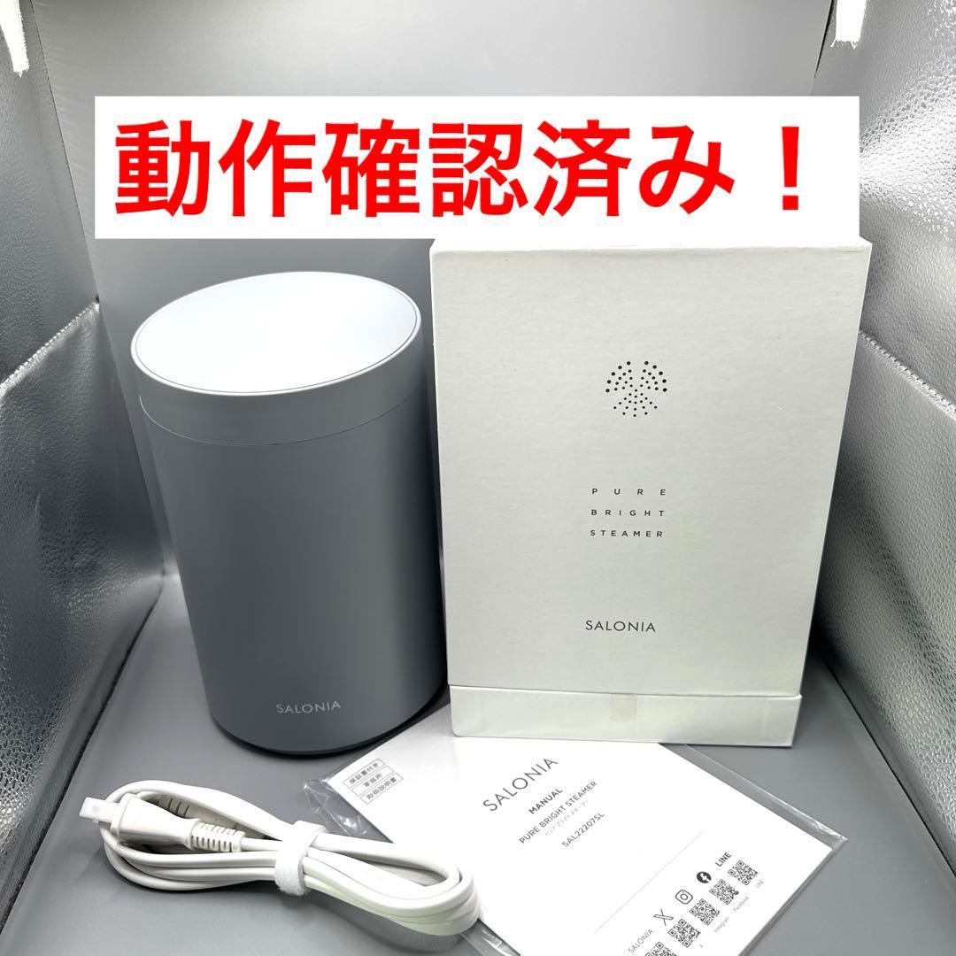 M1397 SALONIA サロニア ピュアブライトスチーマー 美容機器