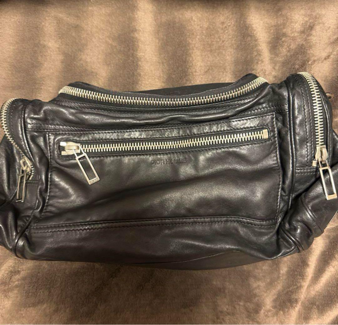 Dior ブラック ドラムバッグ