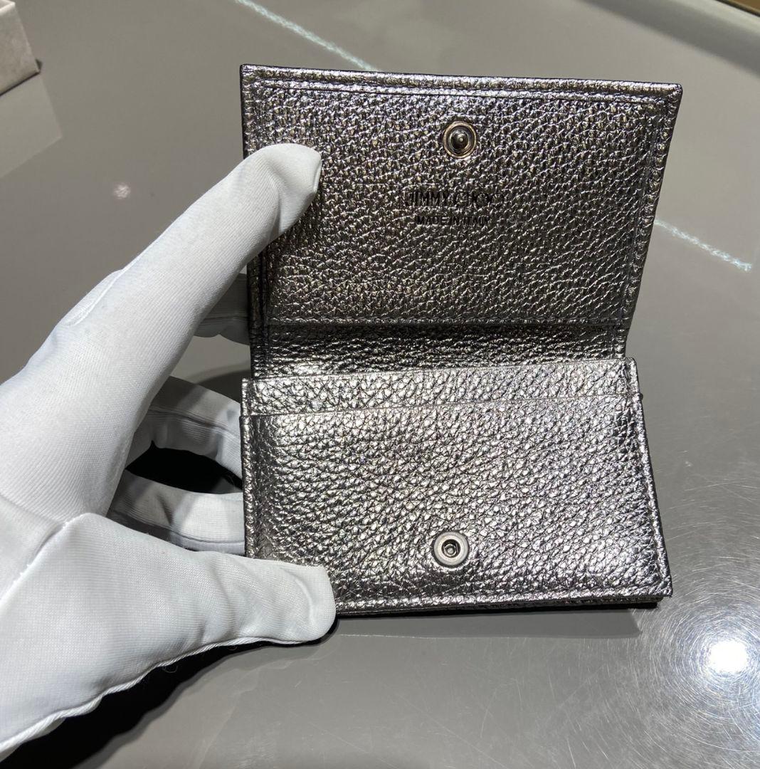 JIMMY CHOO シルバー 星型スタッズ 名刺入れ